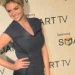 Kate Upton at the Samsung Smart TV launch party.