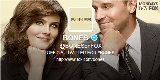 "Bones' Twitter Profile Page